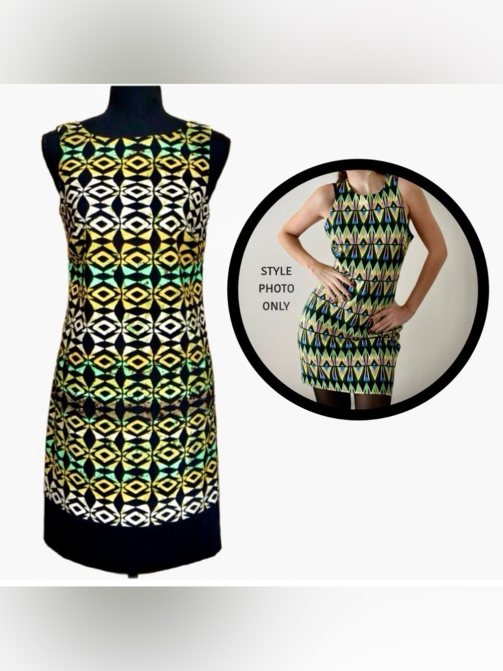 AB Studio Sleeveless Sheath Dress (4)
